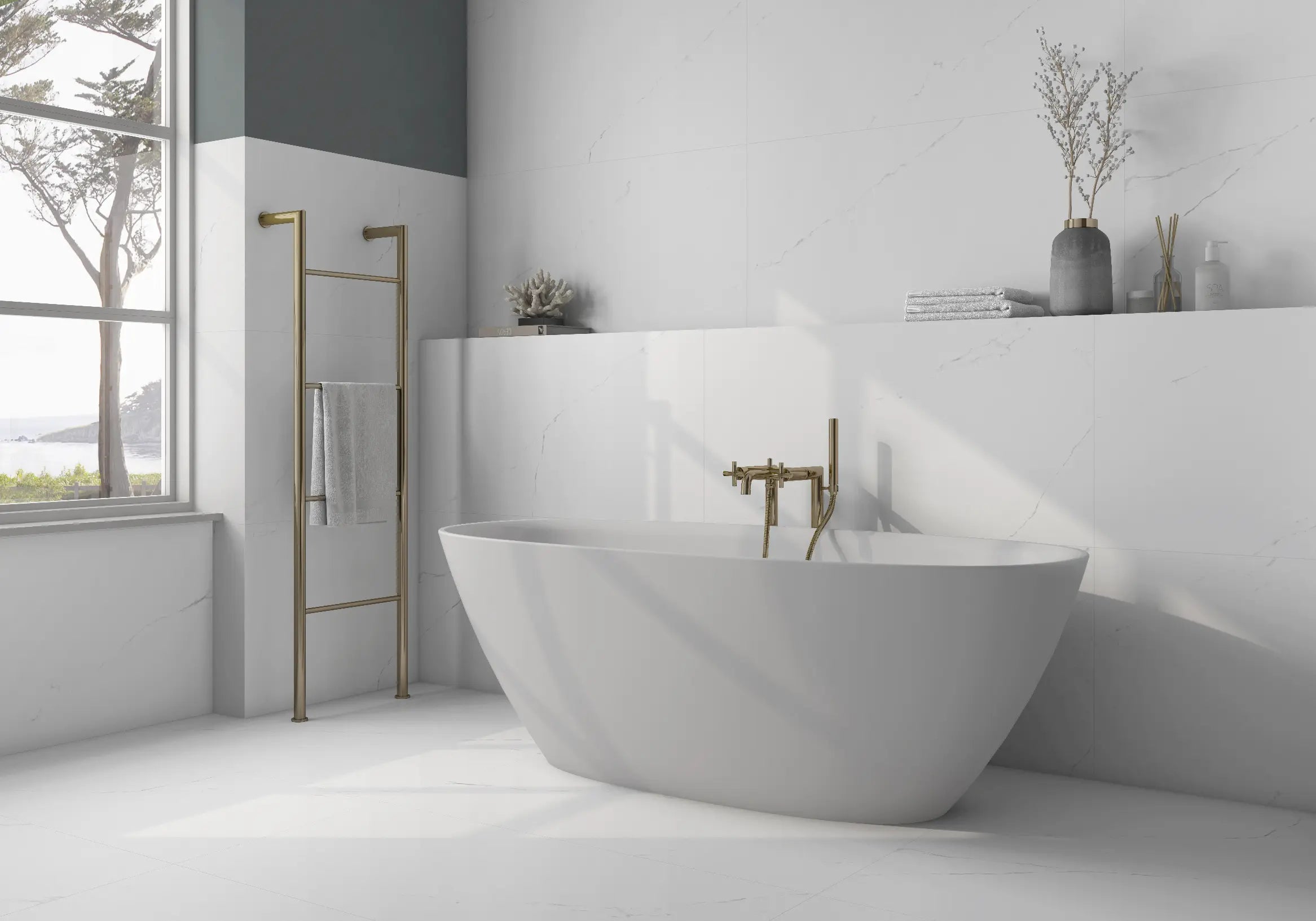 Prissmacer Porceglass-Porcelain Aire 60x120cm Glänzend Glasiert Feinsteinzeug Fliesen Hauptbild