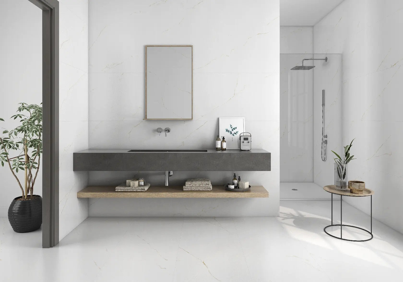 Prissmacer Porceglass-Porcelain Aire 60x120cm Glänzend Glasiert Feinsteinzeug Fliesen Zweitbild