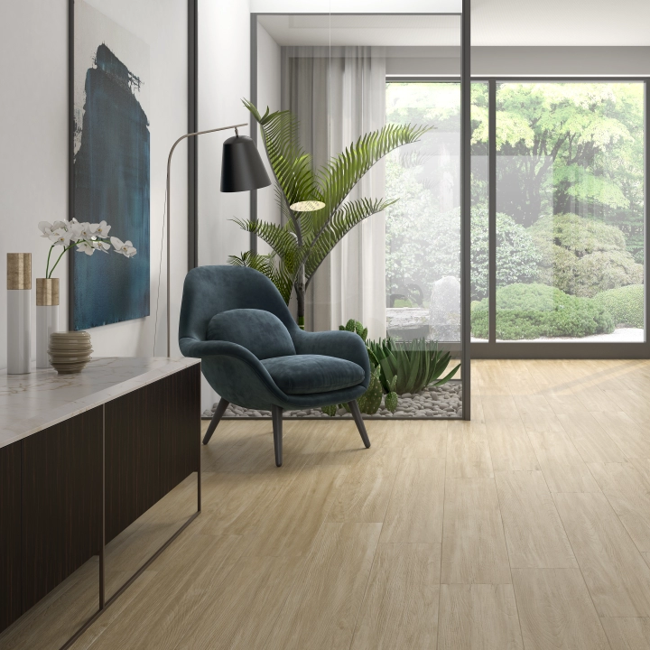 Prissmacer Wood Alessandria 20x120cm Matt Feinsteinzeug Holzoptik Hauptbild